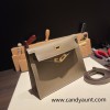 Hermes Kelly danse swift 18 /Étoupe Grey Gold Hardware