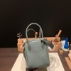 Hermes Lindy 26cm swift 63/ Vert Amande Silver Hardware lindy26-007
